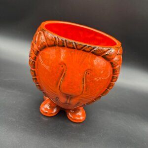 Alvino Bagni For Rosenthal Netter Mid Century Italian Pottery Lion Planter READ